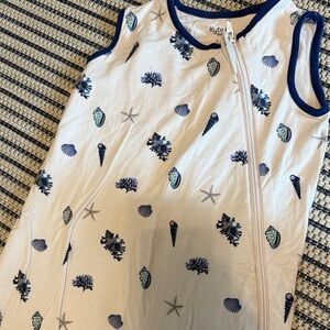 Kyte BABY White and Blue Sleep Sack